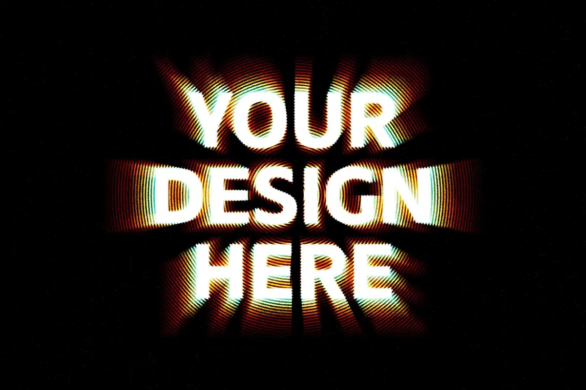 Radial Blur Text & Logo Effect