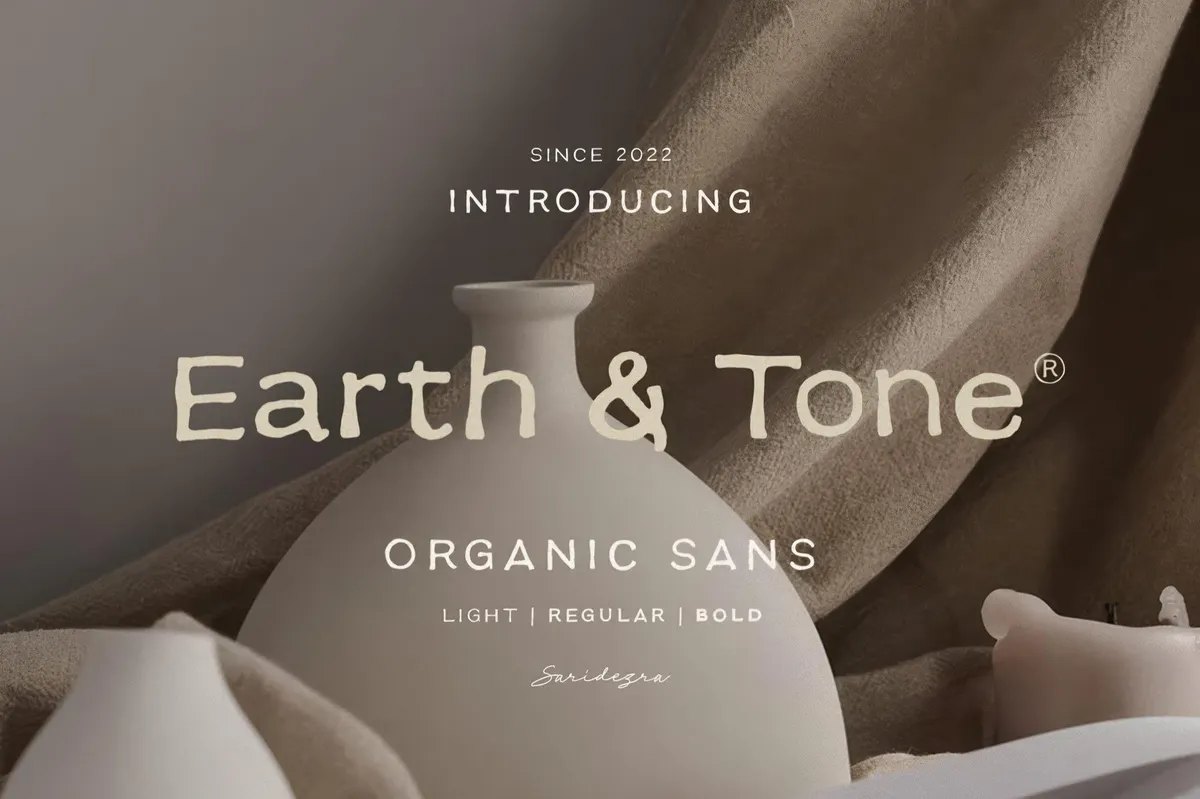 Earth Tone — Organic Sans Family