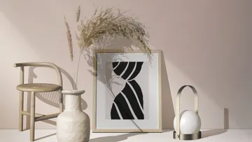Boho Interior Frame Mockup