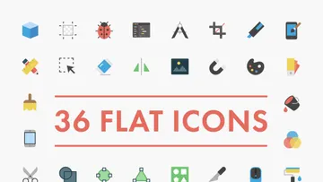 Graphic Design Icons Set