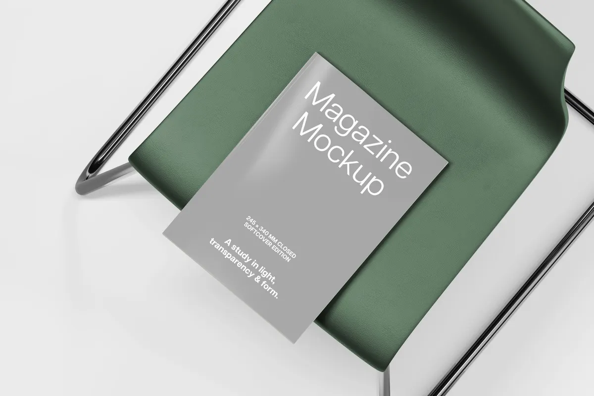 Glossy Magazine Mockup