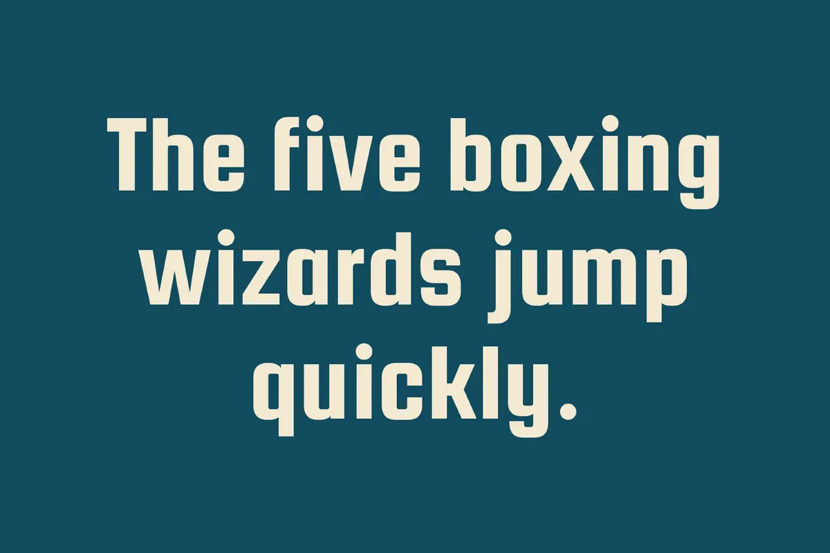 Squada One - Sports Magazine Font