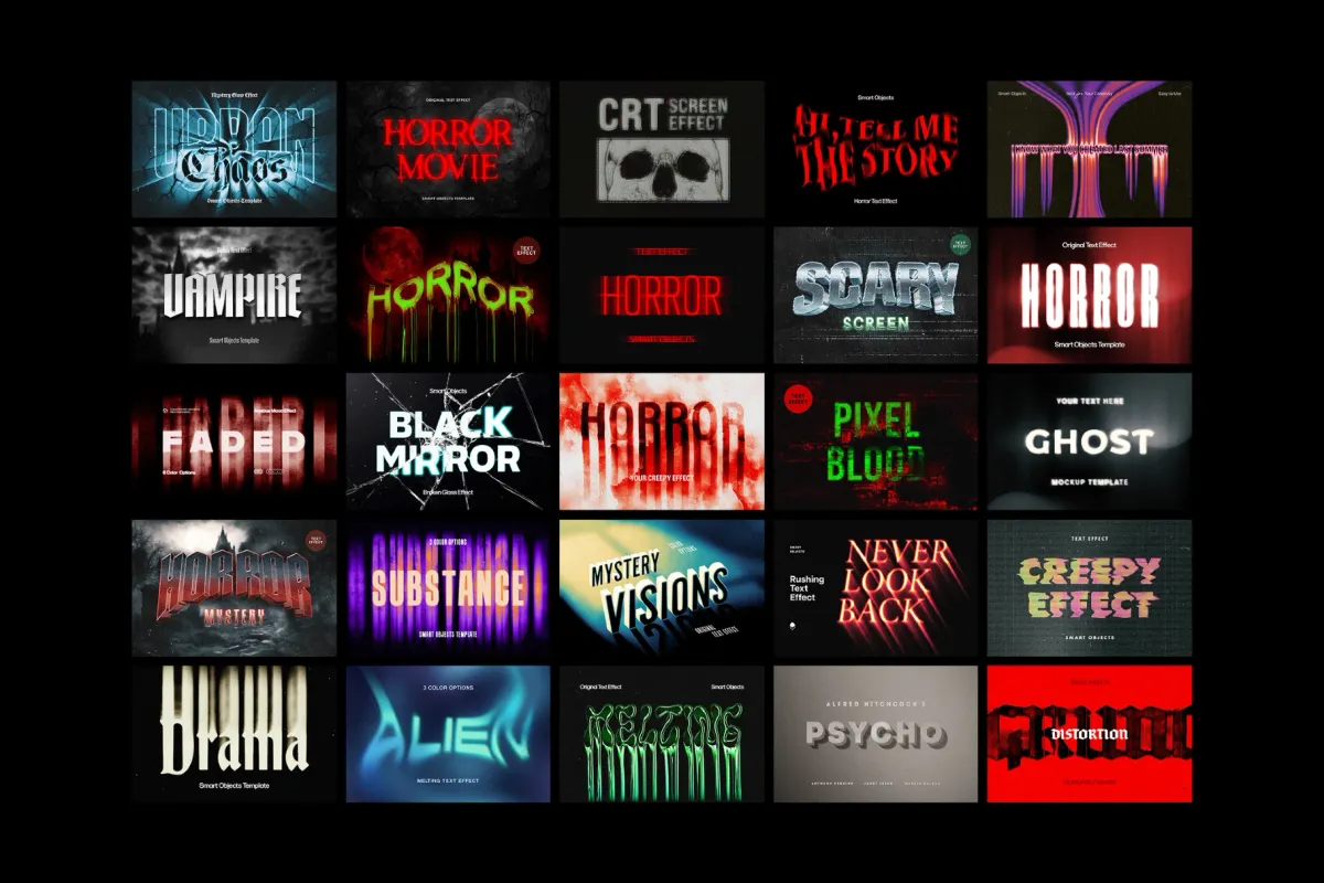 Halloween Photoshop Effects Bundle