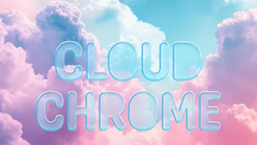 Cloud Chrome Effect