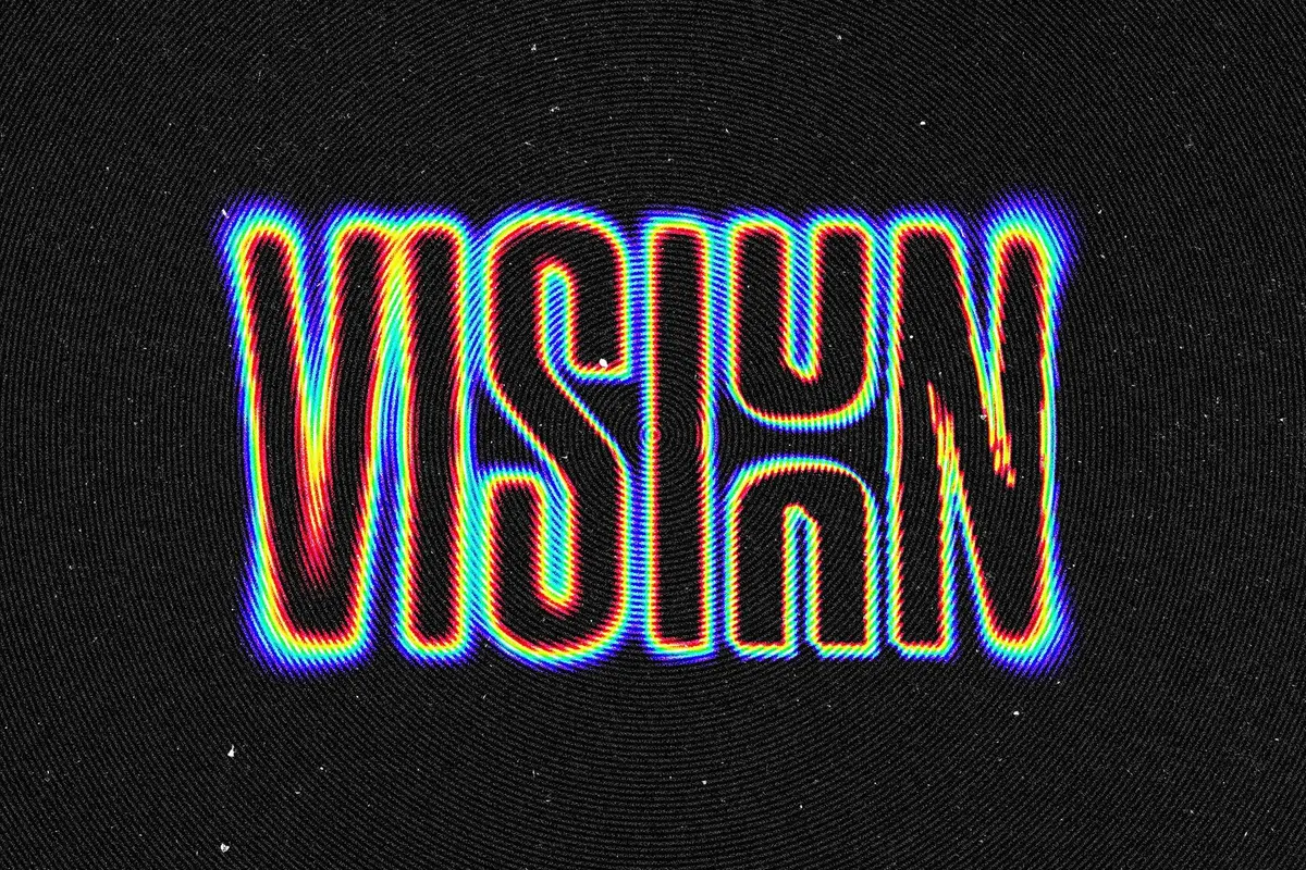 Circle Blur Text & Logo Effect