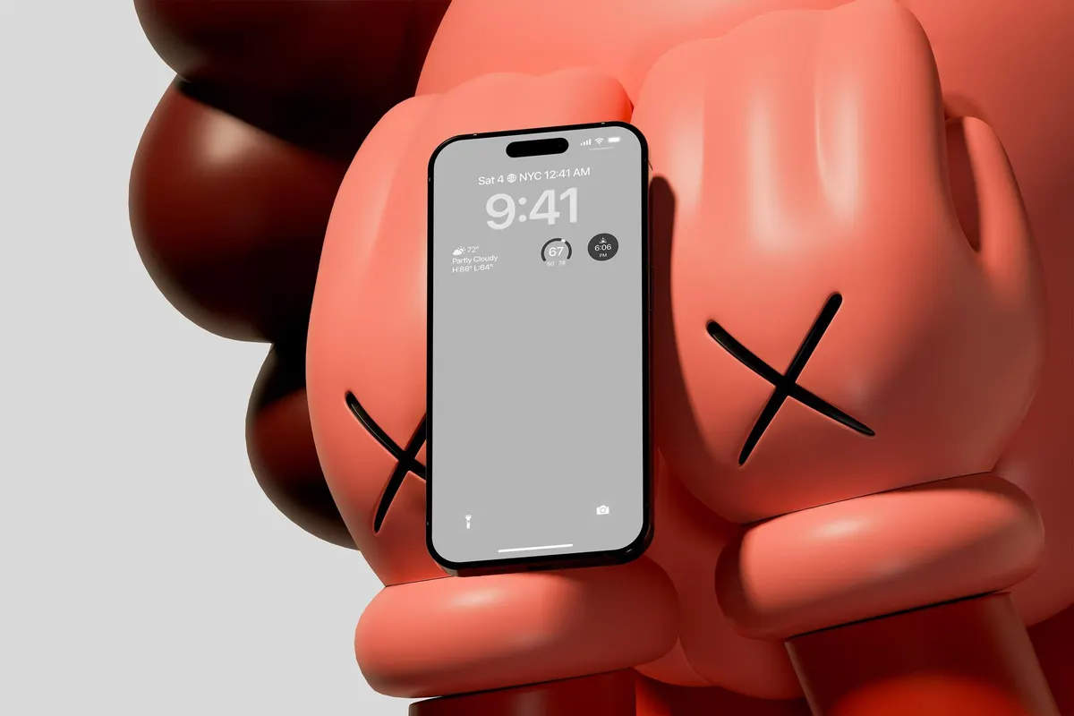 iPhone 16 Pro Mockup 3D Display