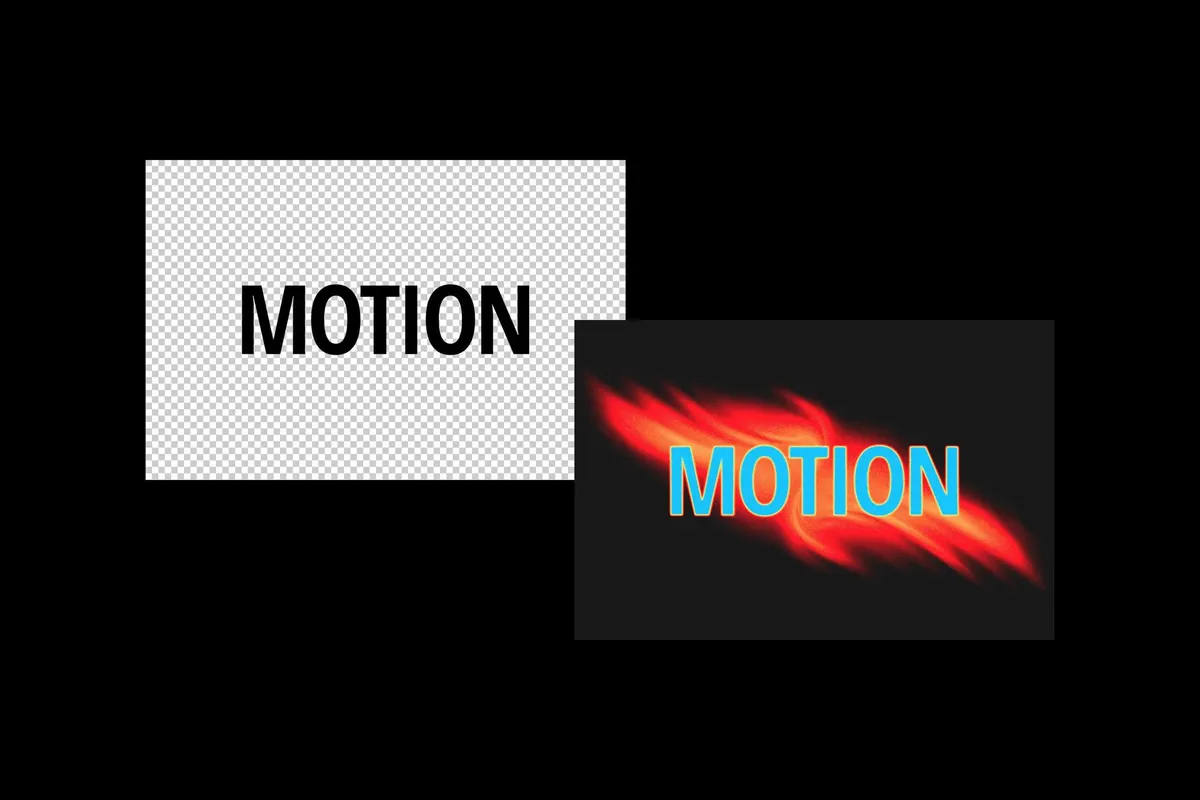 Motion Blur Text Effect