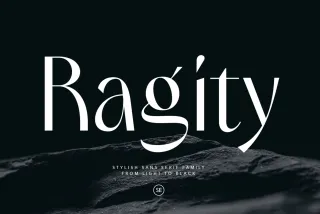 Ragity - Stylish Sans Font Family