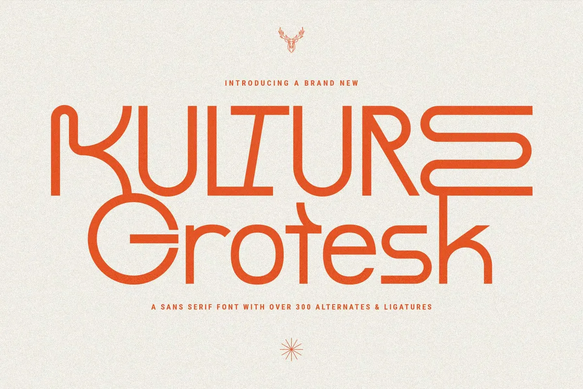 KULTURE GROTESK — Modern Sans Serif