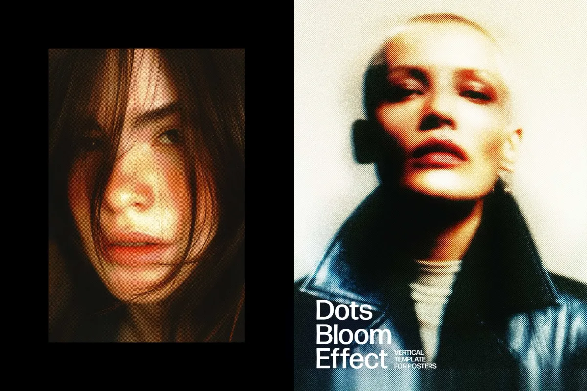 Retro Bloom Dots Effect