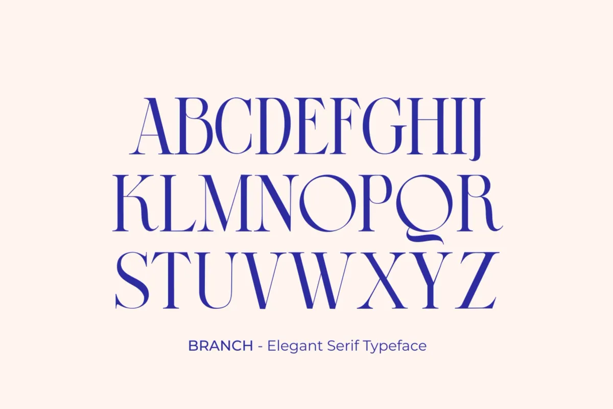 BRANCH - Elegant Serif Font