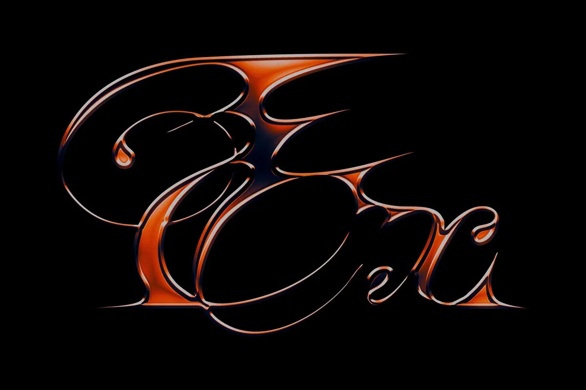 Chromatic Metal Text & Logo Effect