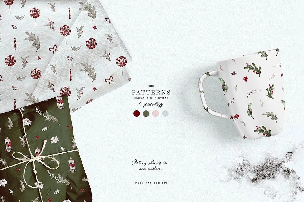 Mystical Winter Watercolor Set