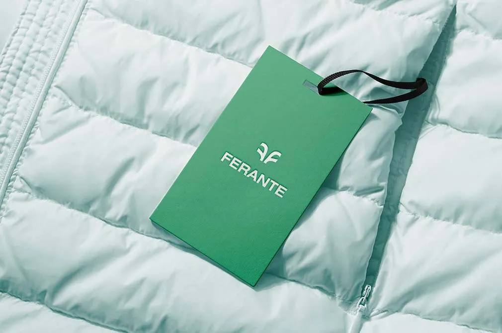 Puffer Coat Label Tag Mockup Vol.1