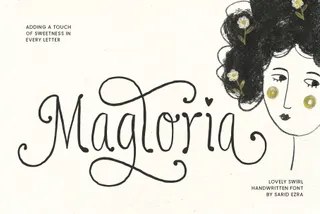 Magloria - Swirly Handwritten Font