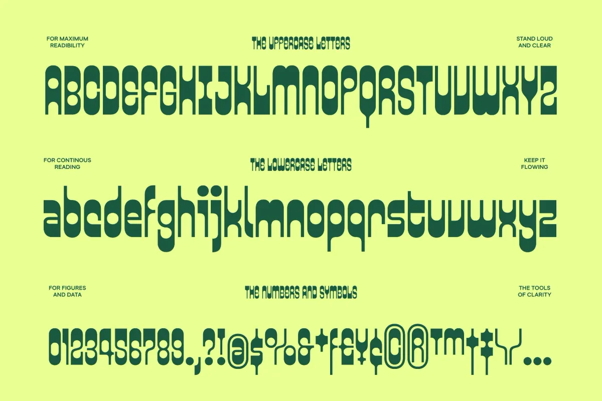 Reflune - Reversed Contrast Font