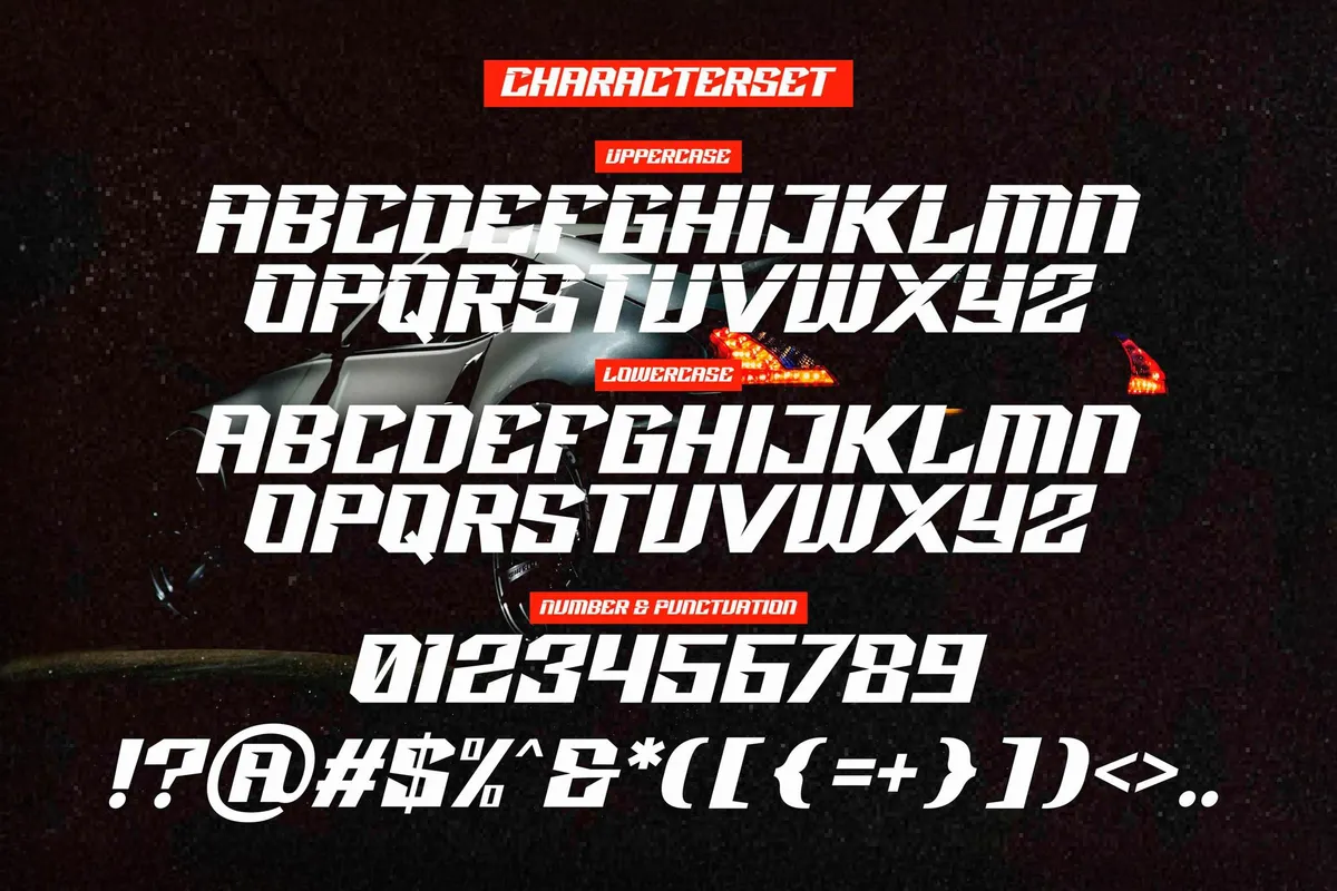 Racing Power — Sports Font