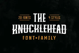 Knucklehead Font Family
