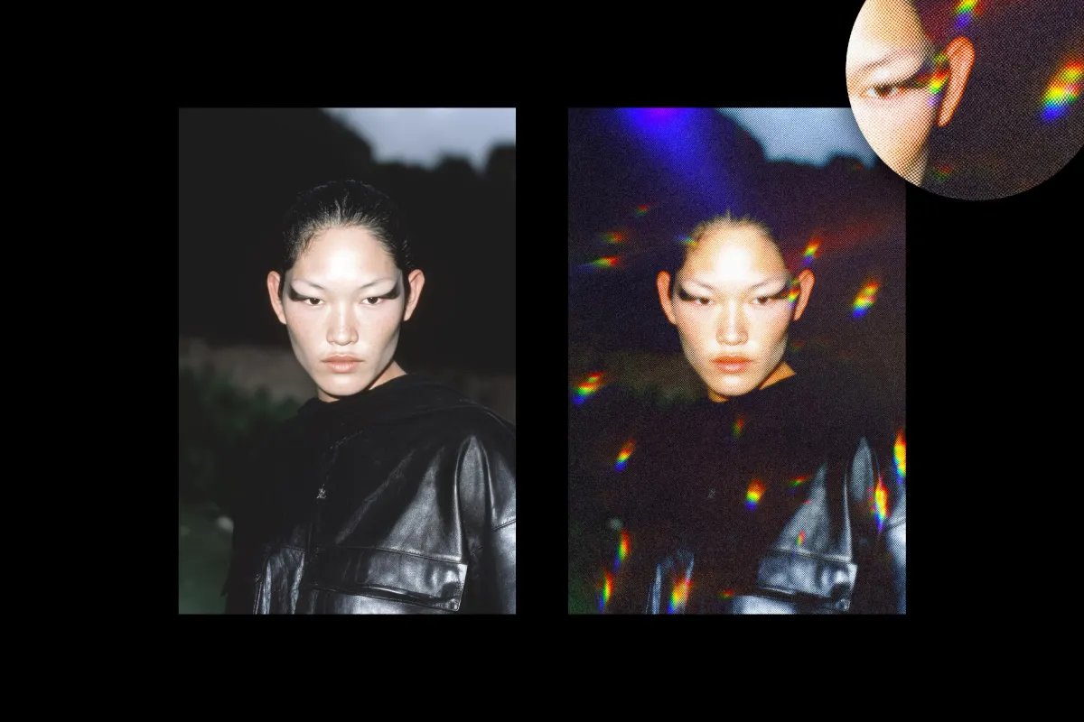 Bright Color Leak Effect