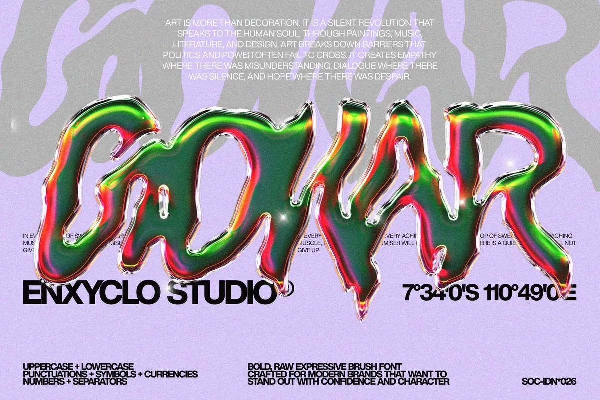 Argen - Hand-Drawn Brush Font