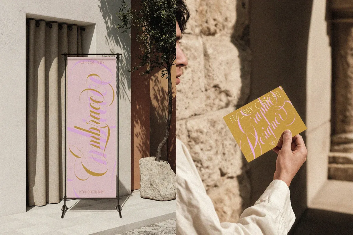 GLOWING ROMANCE — Luxury Calligraphy Font
