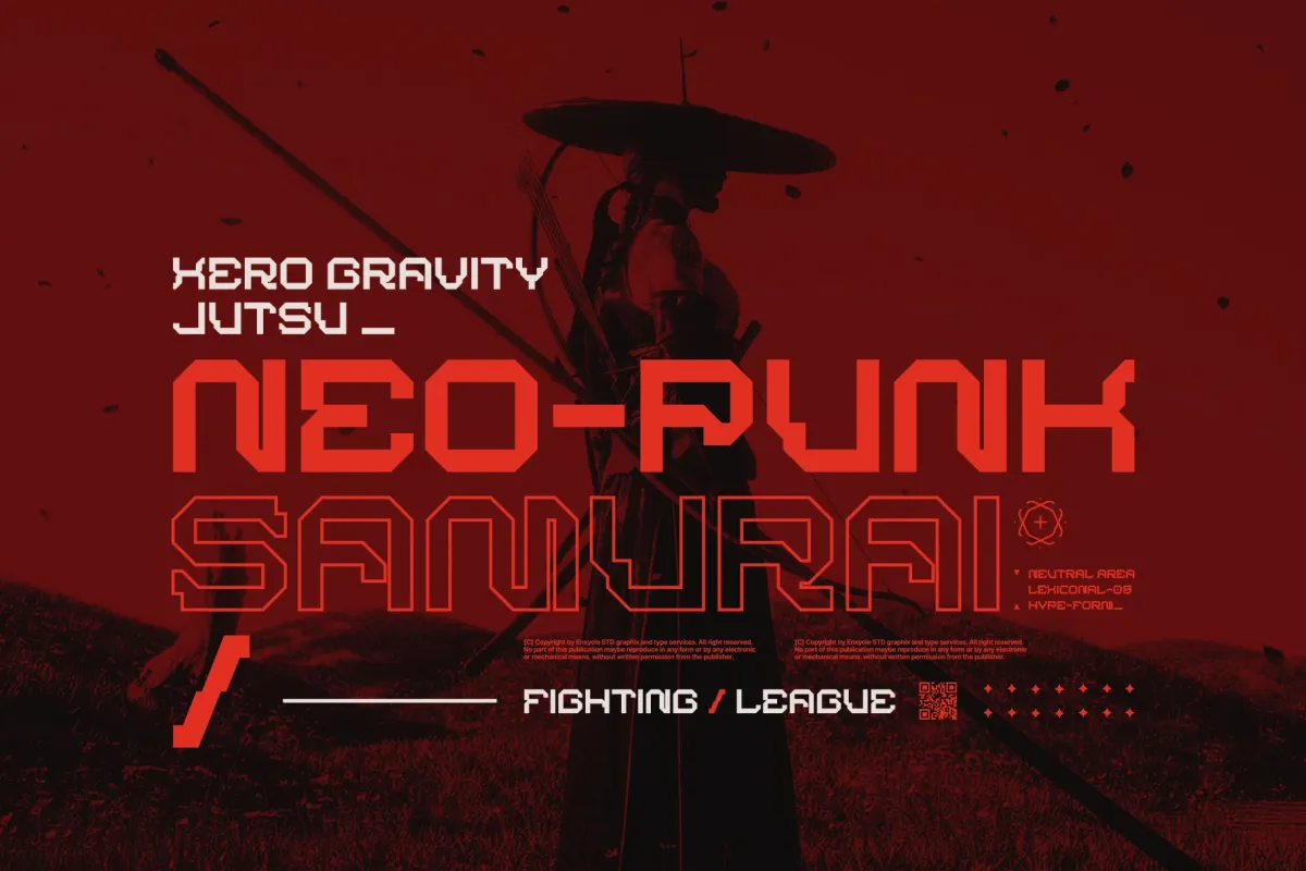 BARKMO36 - Futuristic Sci-fi Techno Font