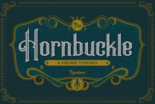 Hornbuckle - Vintage Blackletter Font