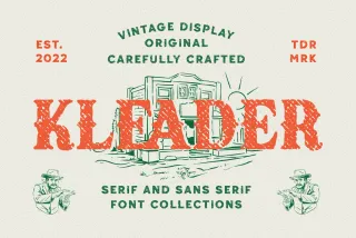 Kleader - Display Font