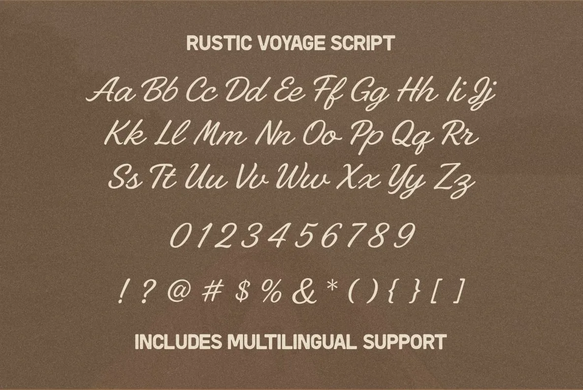 Rustic Voyage – Font Duo