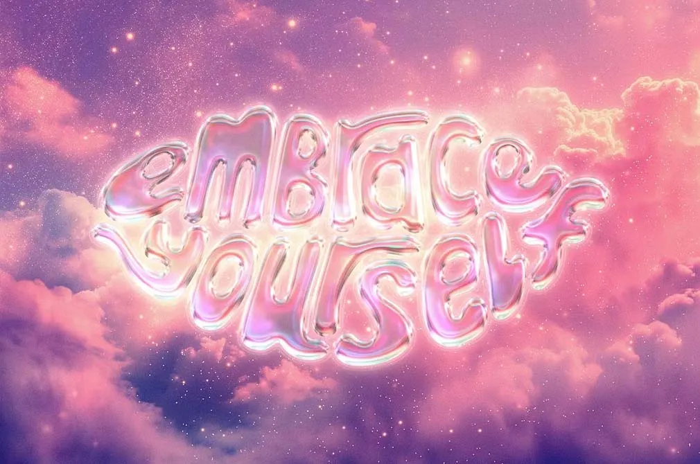 Dreamy Chrome Text & Logo Effect