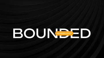 Bounded Typeface