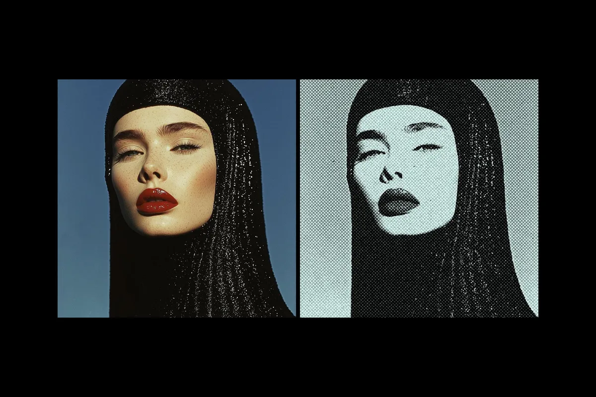 Retro Printing Photo Effect