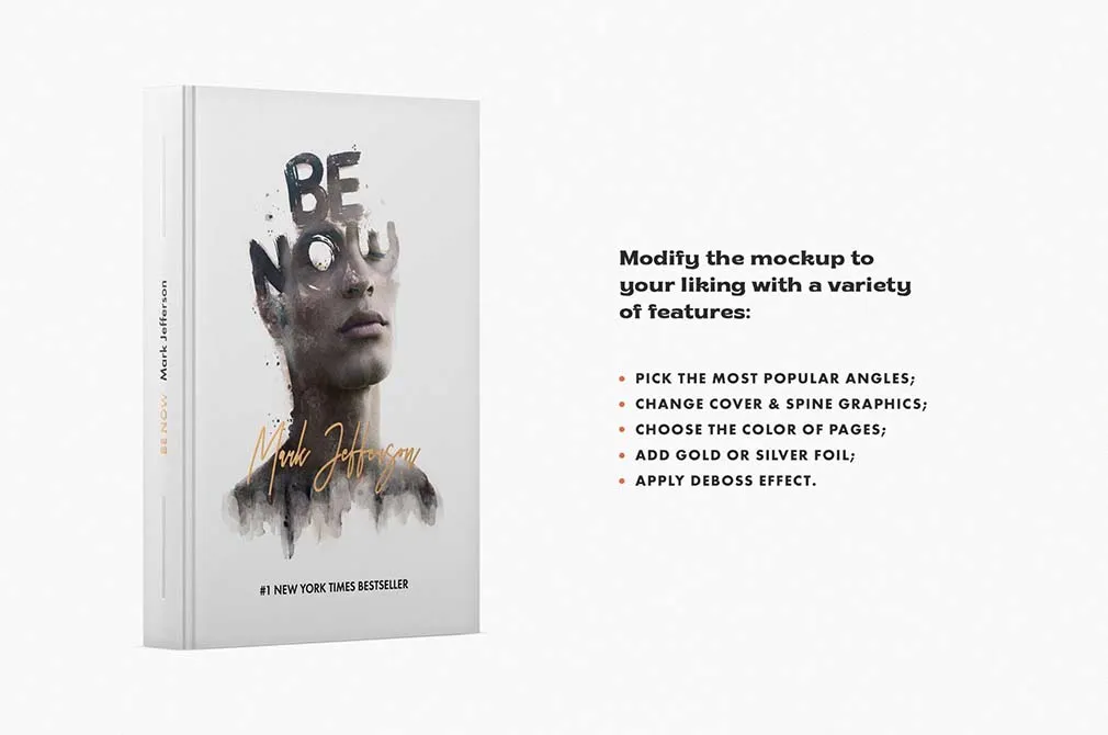 Hardcover Book Mockup Vol. 3