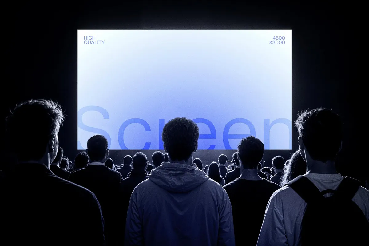 Concert 16:9 Screen Mockup