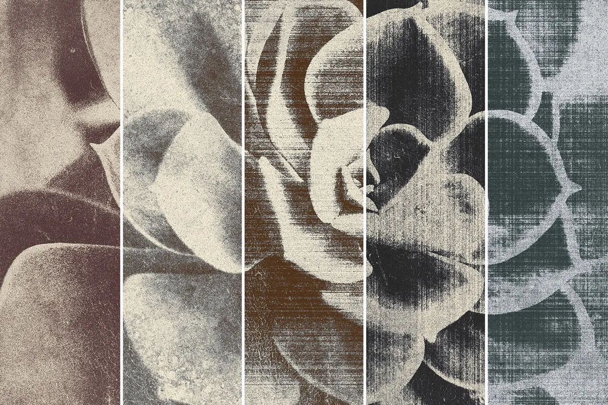 Vintage Album Photo Effects