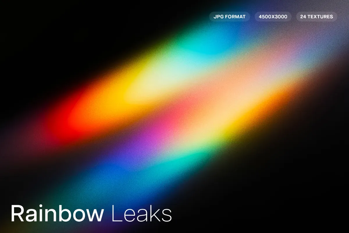 Rainbow Leaks Texture Collection