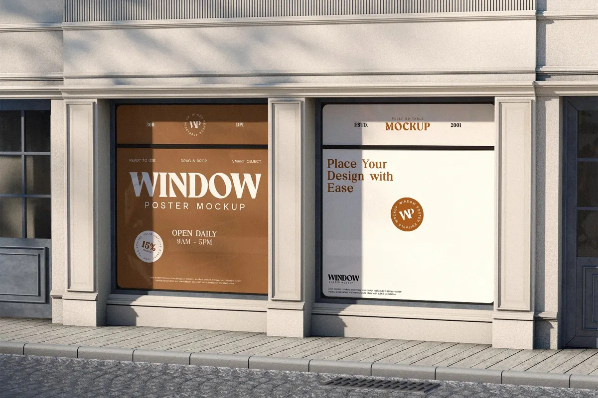 Storefront Window Mockup