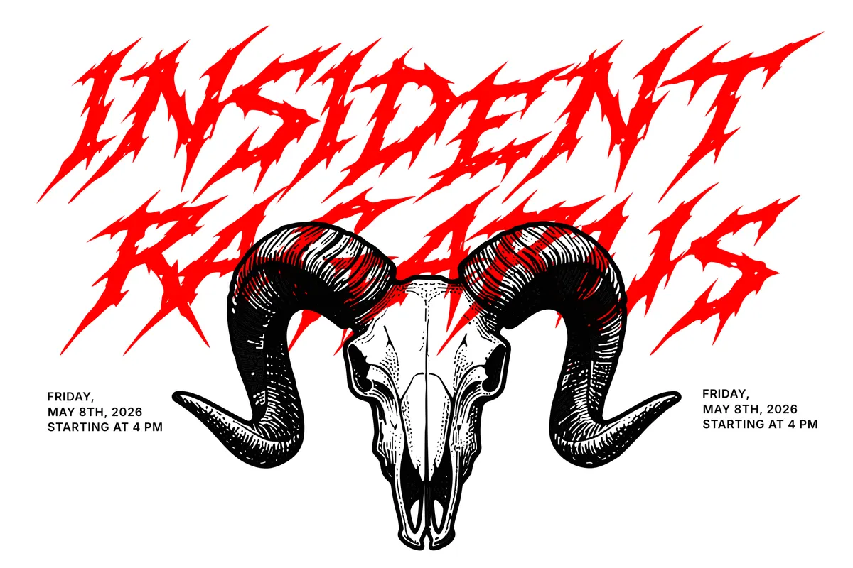 Tromps - Death Metal Gothic Display Font