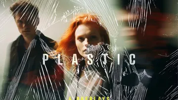Plastic Wrap Texture Overlays