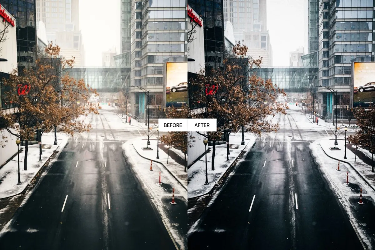 Cold Blue Cinematic Lightroom Presets