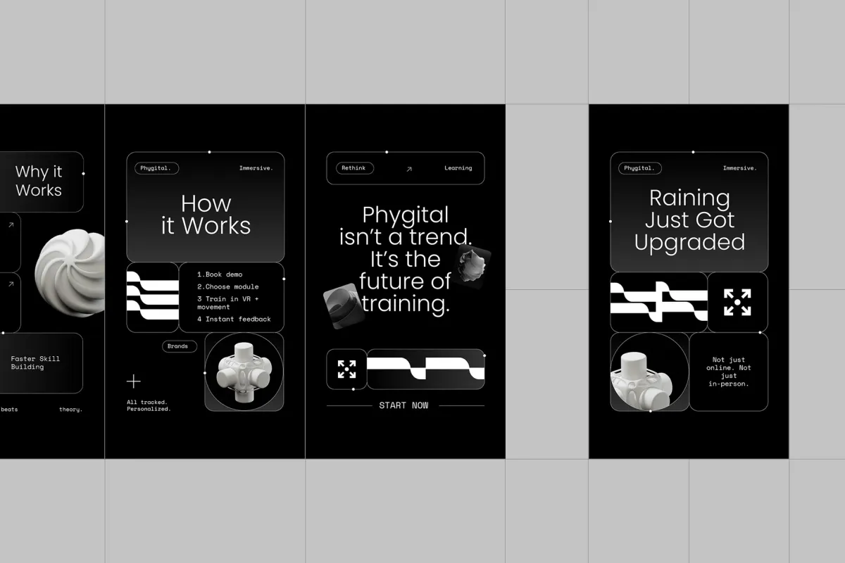 Virtual Reality Tech Instagram Pack (AI, EPS, PSD)