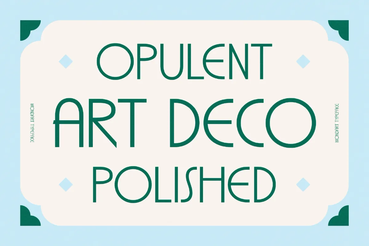 Wondart - 1920s Art Deco Font