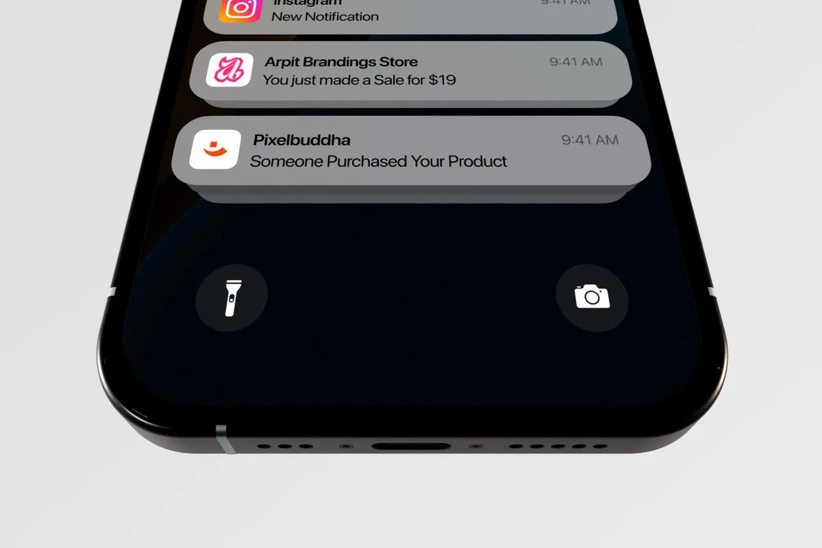 Perspective iPhone 16 Mockup