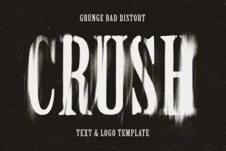 Grunge Bad Distortion Text Effect