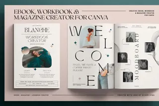 Blanche CANVA eBook/Magazine Creator