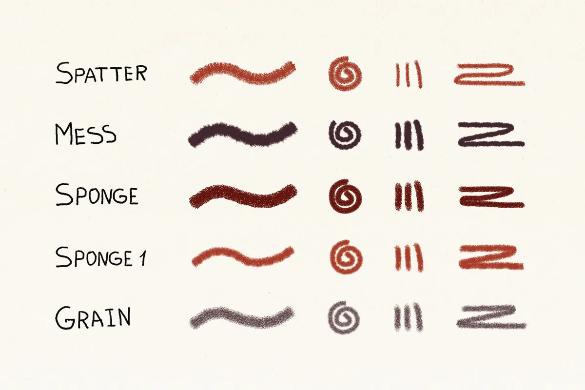 Hand Drawn Affinity Designer Brushes