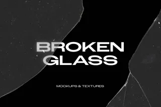 BROKEN GLASS Textures & Mockups Vol.4