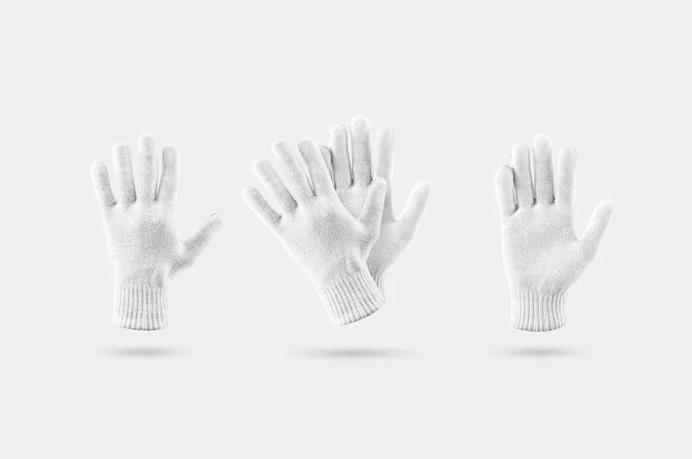Winter Gloves Mockup Set