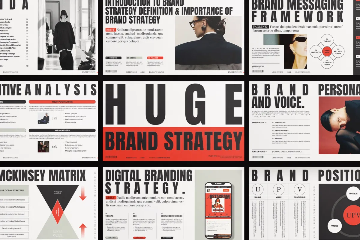 HUGE - Brand Strategy Presentation Template