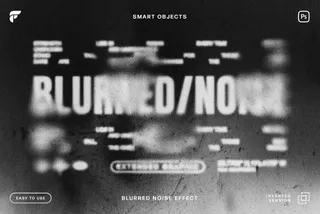 Blurred Noise Effect